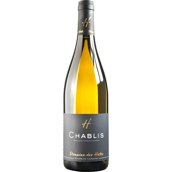 Pierrick Laroche Chablis, a vibrant Burgundy white with citrus, exotic fruit, and a fine mineral finish.