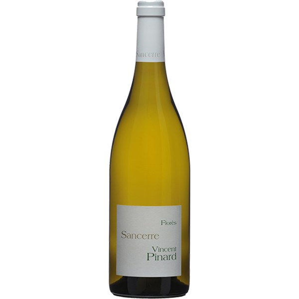 Vincent Pinard Sancerre ‘Flores’ with floral aromas, vibrant citrus, and chalky mineral notes from the Loire Valley.